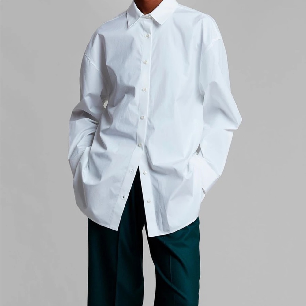 The Frankie shop white shirt size S brand new